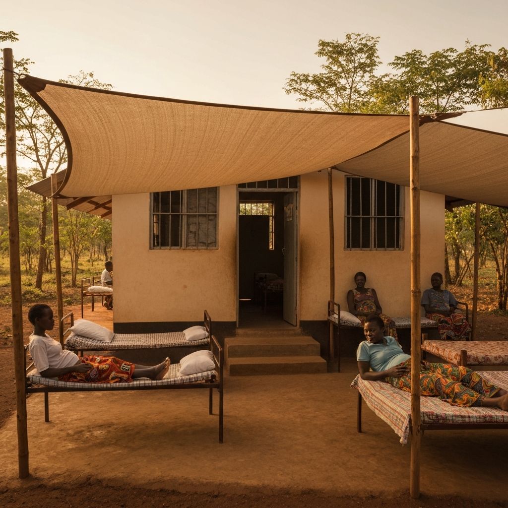 A maternal waiting shelter near a health facility in Ewaso Ngiro, Narok County